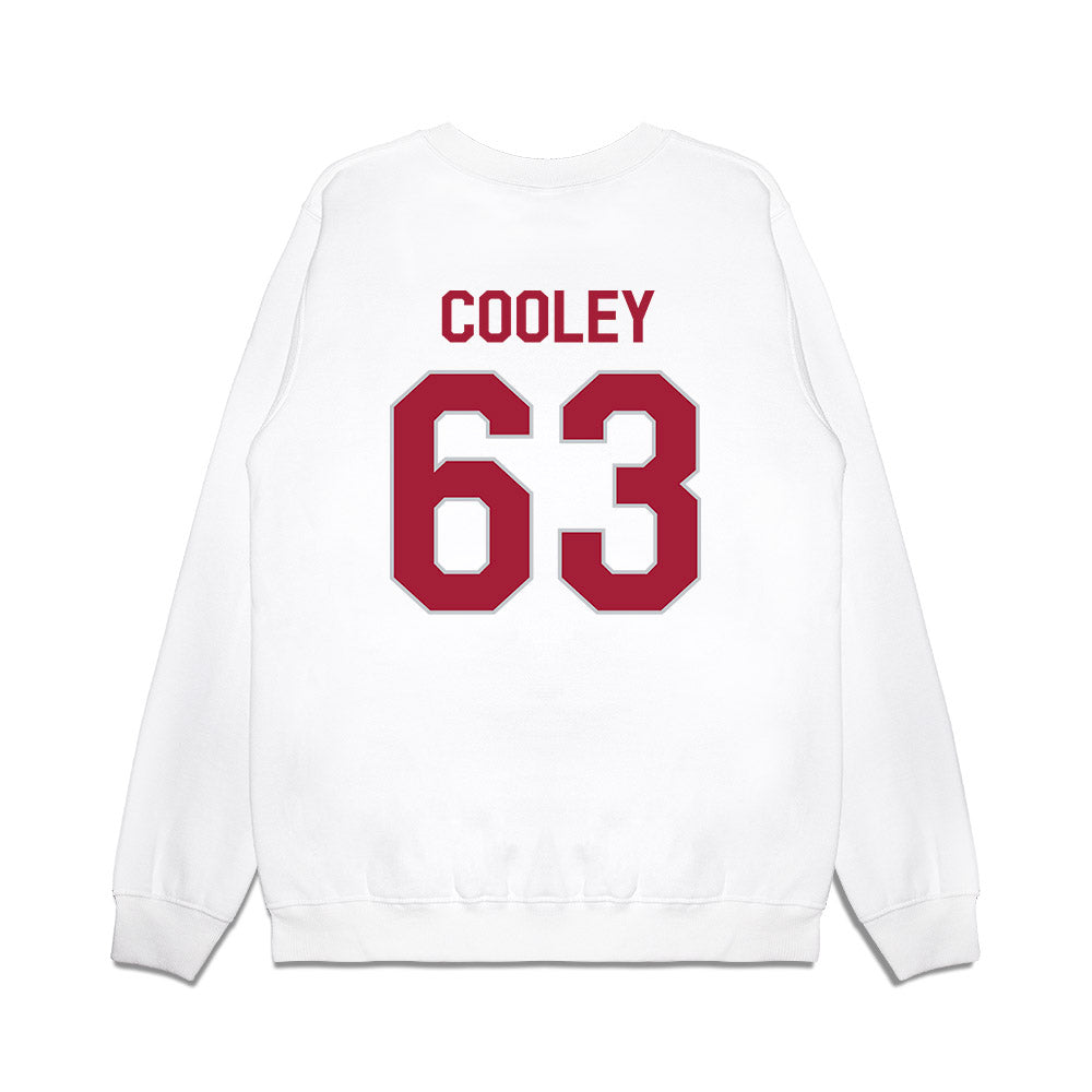 Alabama - NCAA Football : Bryson Cooley - We're In Premium Crewneck Sweatshirt-1