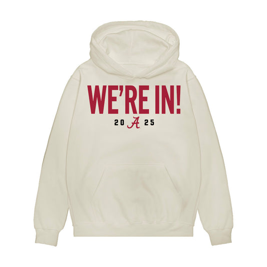Alabama - NCAA Football : Zyan Gibson - We're In Premium Hooded Sweatshirt-0