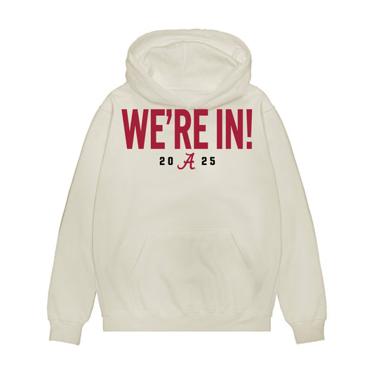 Alabama - NCAA Football : Ryan Coleman-Williams - We're In Premium Hooded Sweatshirt-0