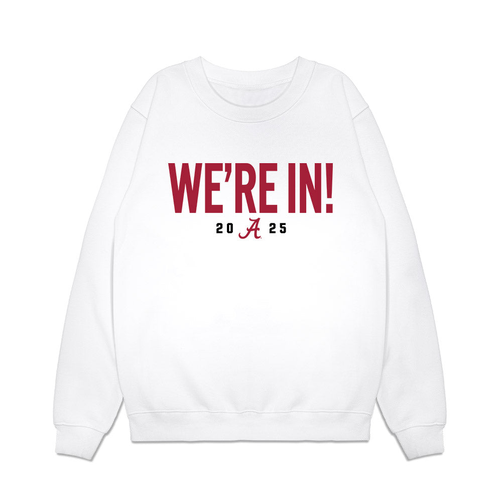 Alabama - NCAA Football : Ethan Fields - We're In Premium Crewneck Sweatshirt-0