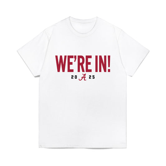 Alabama - NCAA Football : Tayden-Evan Kaawa - We're In Comfort Colors T-Shirt-0