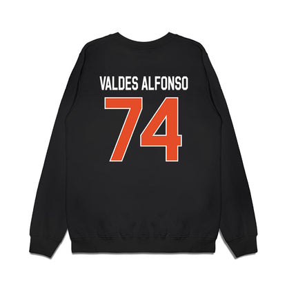Miami - NCAA Football : Yerovi Valdes Alfonso - We're In Premium Crewneck Sweatshirt-1