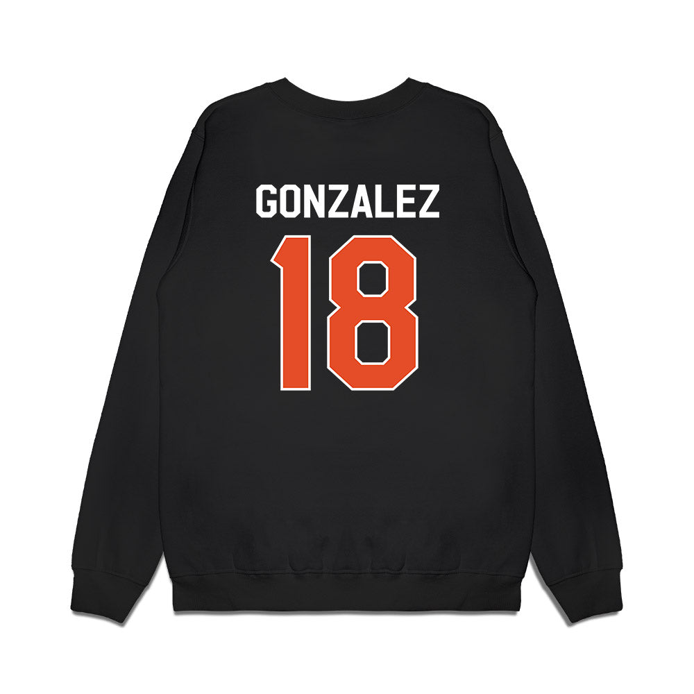 Miami - NCAA Football : Vinny Gonzalez - We're In Premium Crewneck Sweatshirt-1