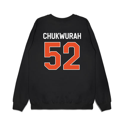 Miami - NCAA Football : Isaac Chukwurah - We're In Premium Crewneck Sweatshirt-1