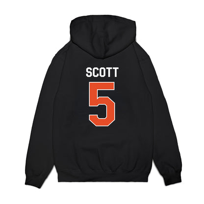 Miami - NCAA Football : Justin Scott - We're In Premium Hooded Sweatshirt-1