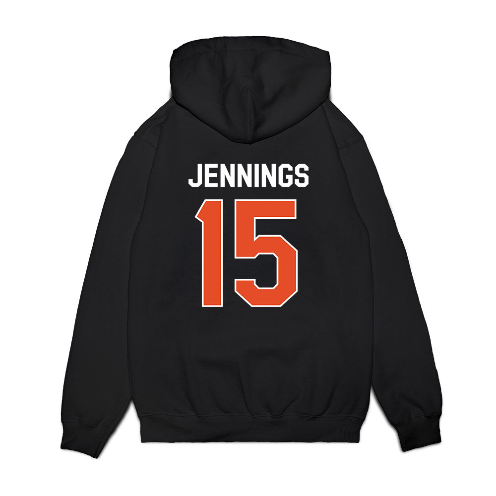 Miami - NCAA Football : Brody Jennings - We're In Premium Hooded Sweatshirt-1