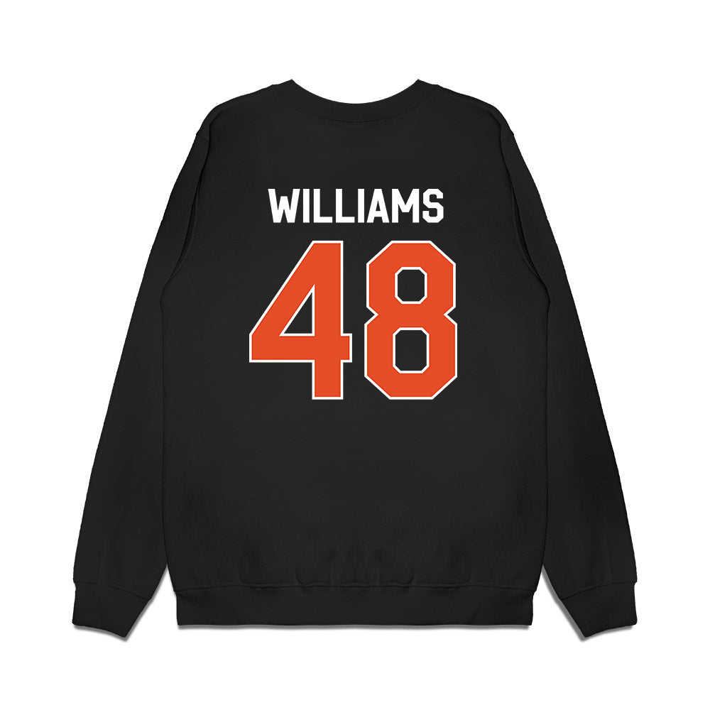 Miami - NCAA Football : Andres Williams - We're In Premium Crewneck Sweatshirt-1