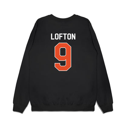 Miami - NCAA Football : Elija Lofton - We're In Premium Crewneck Sweatshirt-1
