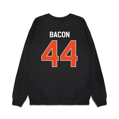 Miami - NCAA Football : Tyson Bacon - We're In Premium Crewneck Sweatshirt-1