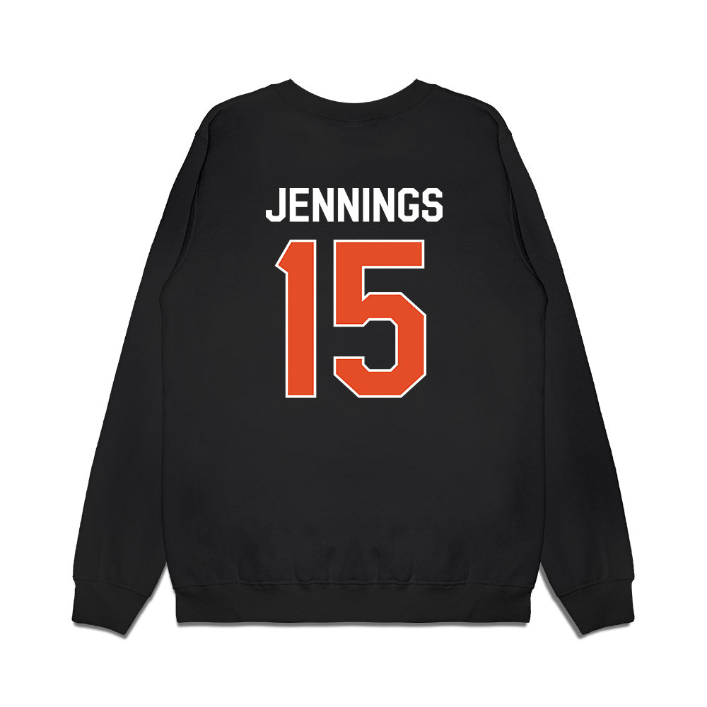 Miami - NCAA Football : Brody Jennings - We're In Premium Crewneck Sweatshirt-1
