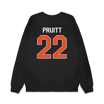 Miami - NCAA Football : Cam Pruitt - We're In Premium Crewneck Sweatshirt-1