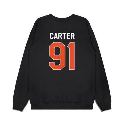 Miami - NCAA Football : Jarquez Carter - We're In Premium Crewneck Sweatshirt-1