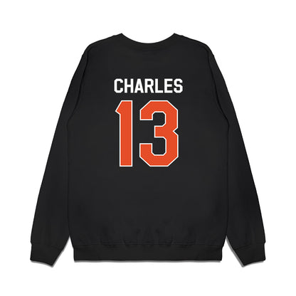 Miami - NCAA Football : Asharri Charles - We're In Premium Crewneck Sweatshirt-1