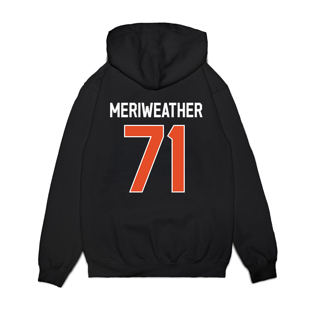 Miami - NCAA Football : Jamal Meriweather - We're In Premium Hooded Sweatshirt-1