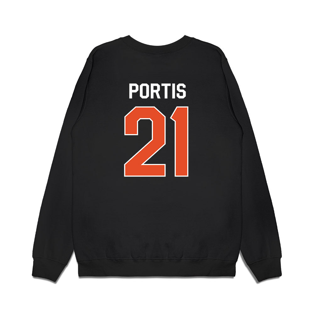 Miami - NCAA Football : Camdin Portis - We're In Premium Crewneck Sweatshirt-1