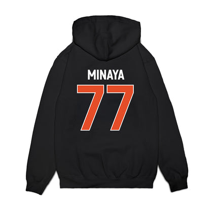 Miami - NCAA Football : Juan Minaya - We're In Premium Hooded Sweatshirt-1