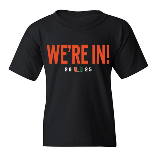 Miami - NCAA Football : Joel Ervin - We're In Youth T-Shirt-0