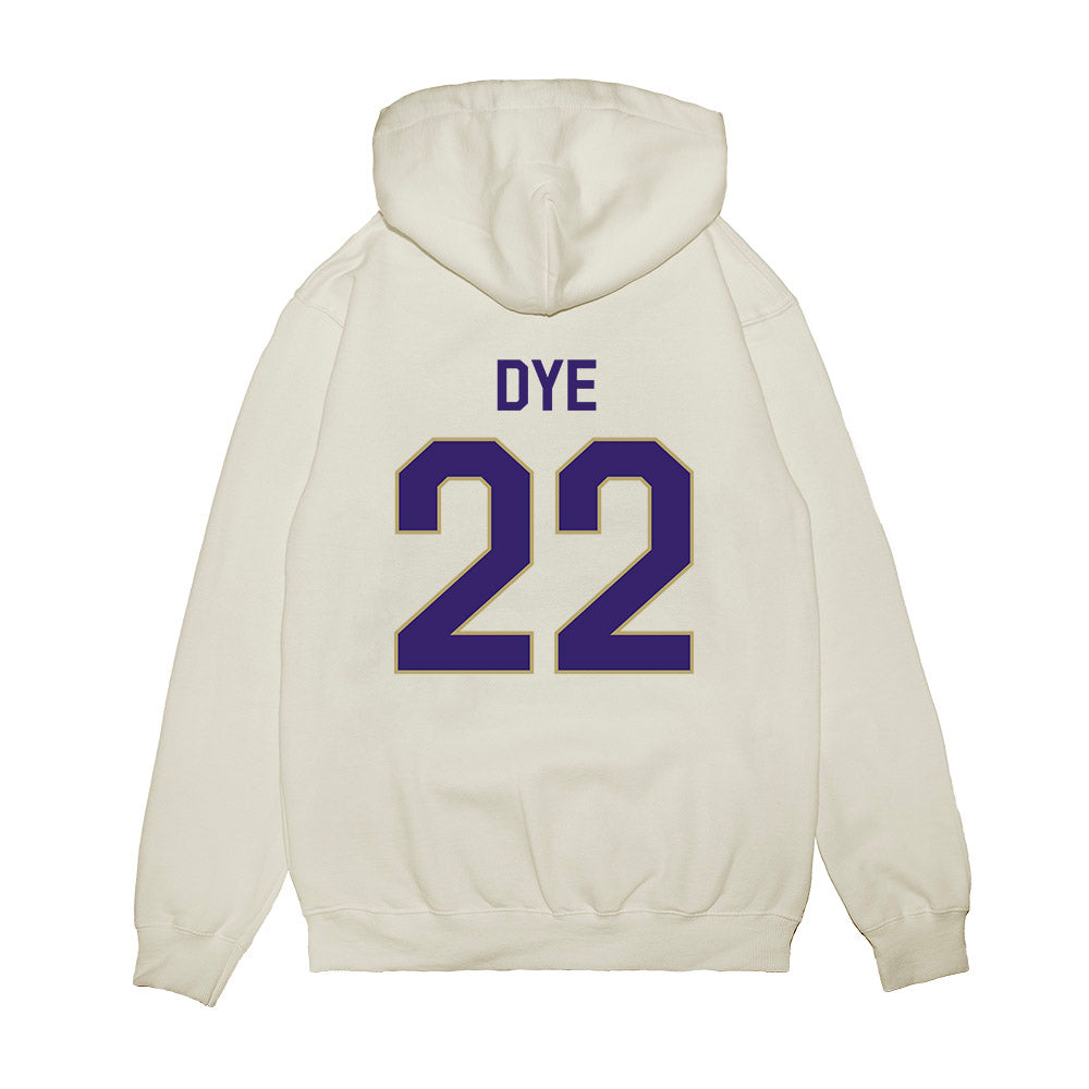JMU - NCAA Football : Trashon Dye - We're In Premium Hooded Sweatshirt-1