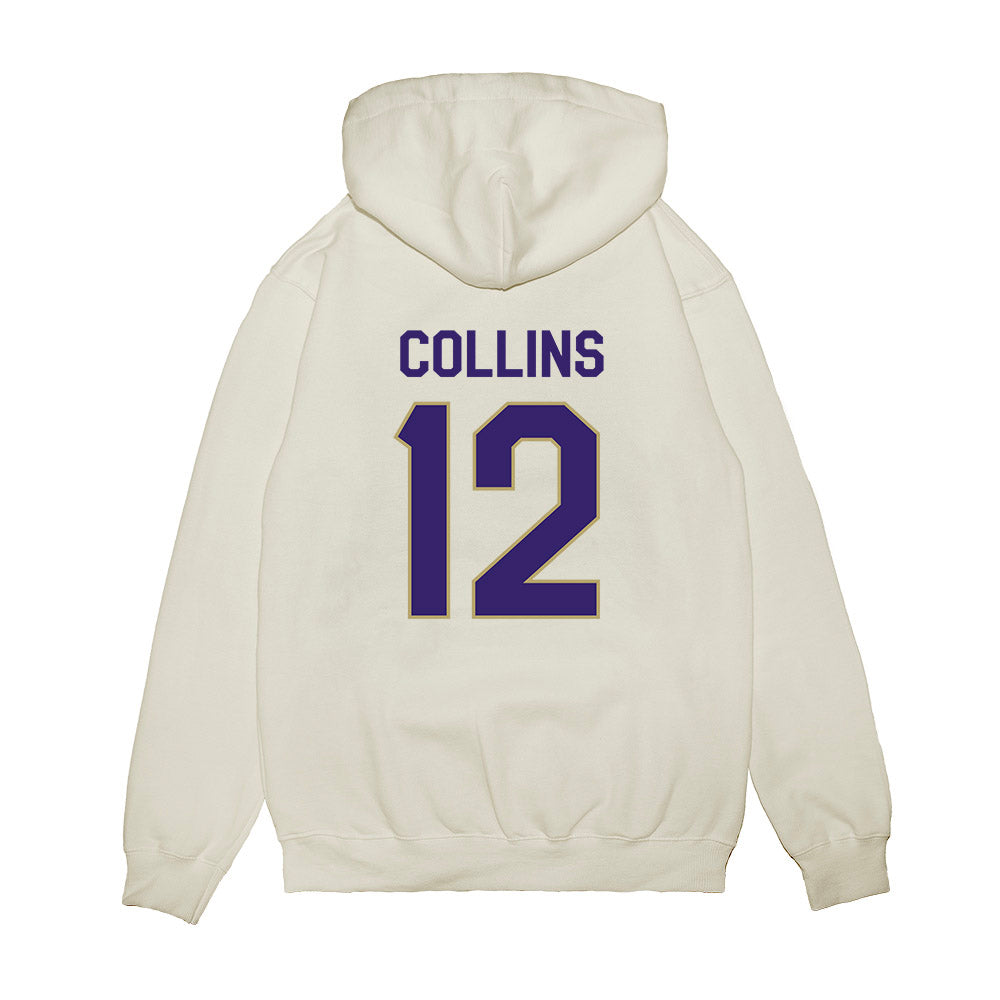 JMU - NCAA Football : Zaron Collins - We're In Premium Hooded Sweatshirt-1