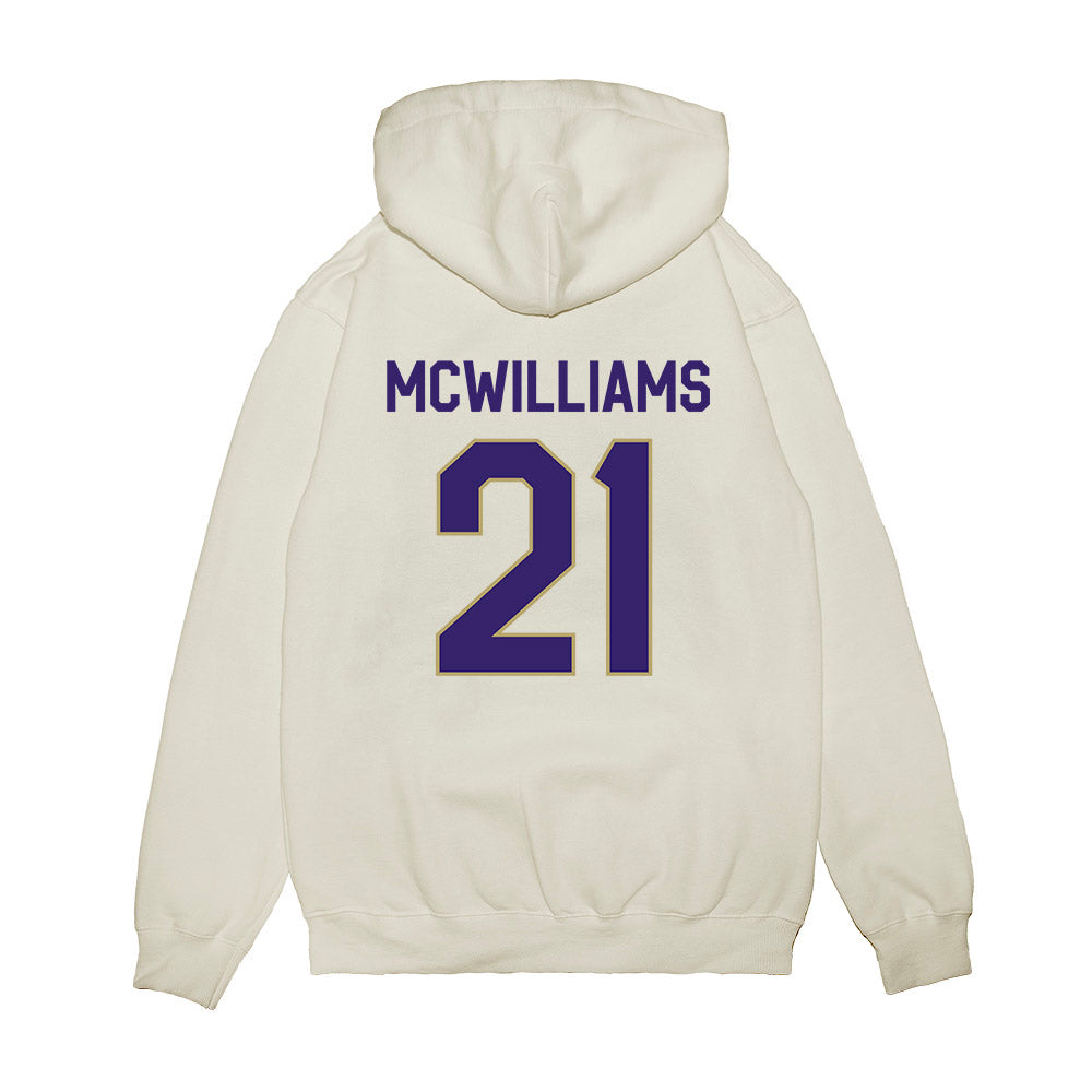 JMU - NCAA Football : Roddrey McWilliams - We're In Premium Hooded Sweatshirt-1