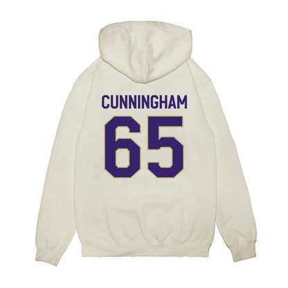 JMU - NCAA Football : Parker Cunningham - We're In Premium Hooded Sweatshirt-1