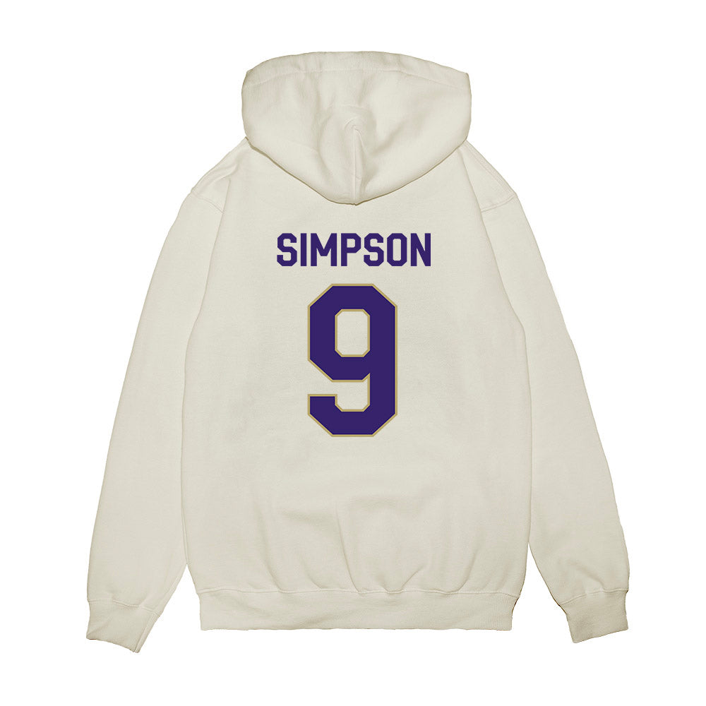 JMU - NCAA Football : Keitrone Simpson - We're In Premium Hooded Sweatshirt-1