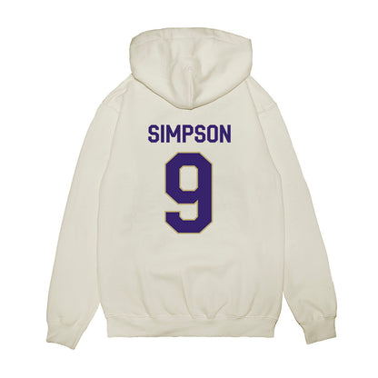 JMU - NCAA Football : Keitrone Simpson - We're In Premium Hooded Sweatshirt-1