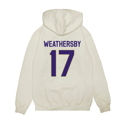 JMU - NCAA Football : Gannon Weathersby - We're In Premium Hooded Sweatshirt-1