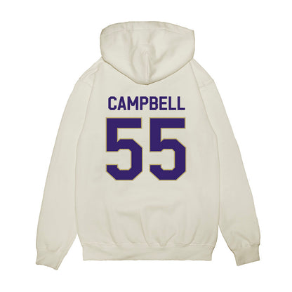 JMU - NCAA Football : JaKobe Campbell - We're In Premium Hooded Sweatshirt-1