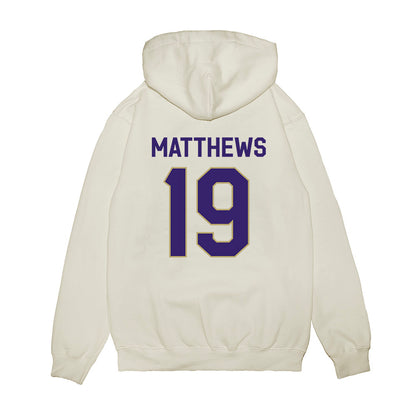 JMU - NCAA Football : Micah Matthews - We're In Premium Hooded Sweatshirt-1