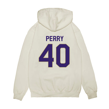 JMU - NCAA Football : Josiah Perry - We're In Premium Hooded Sweatshirt-1