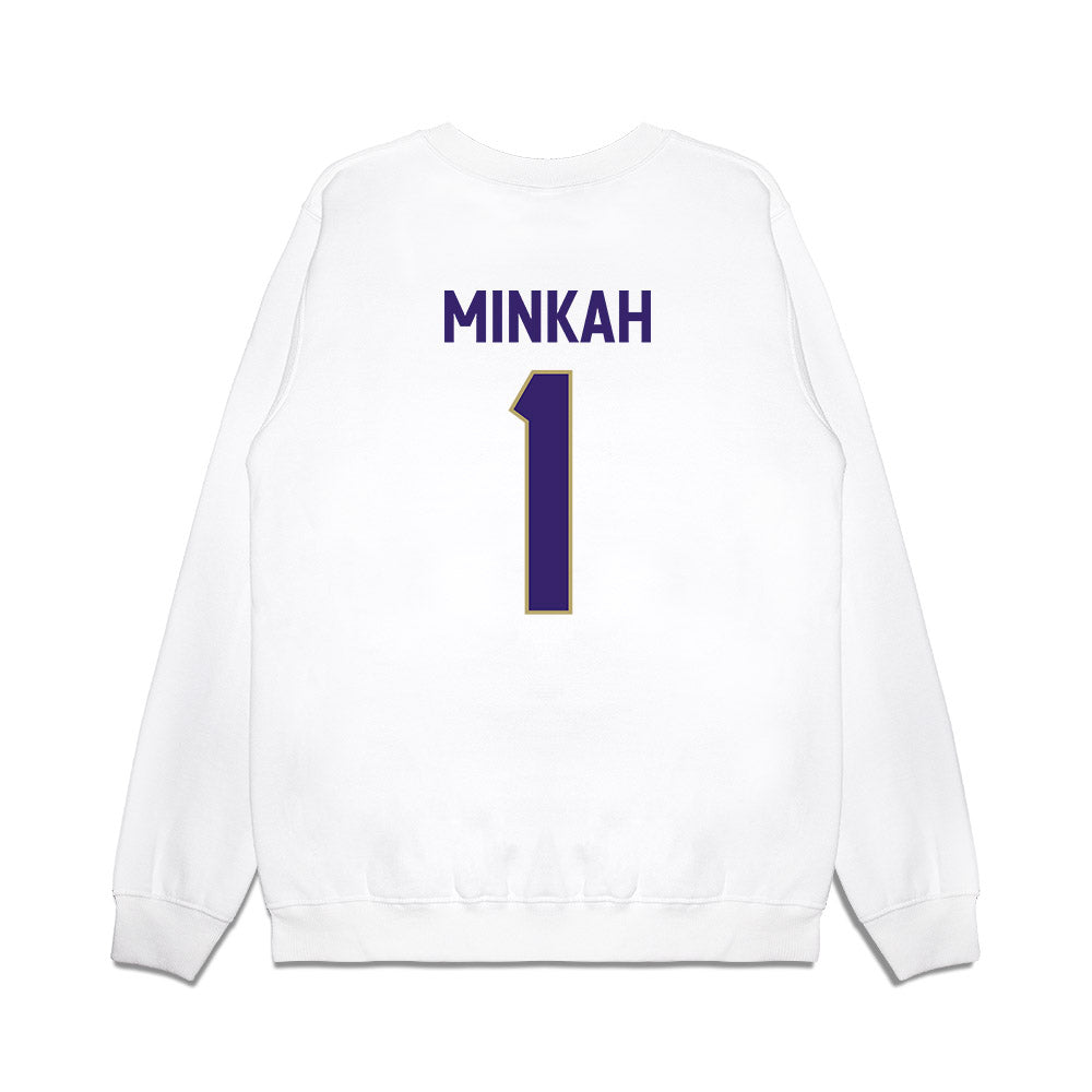 JMU - NCAA Football : Damier Minkah - We're In Premium Crewneck Sweatshirt-1