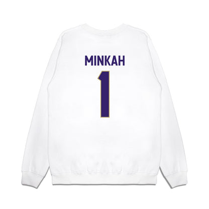 JMU - NCAA Football : Damier Minkah - We're In Premium Crewneck Sweatshirt-1