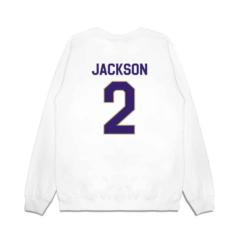 JMU - NCAA Football : Nakian Jackson - We're In Premium Crewneck Sweatshirt-1