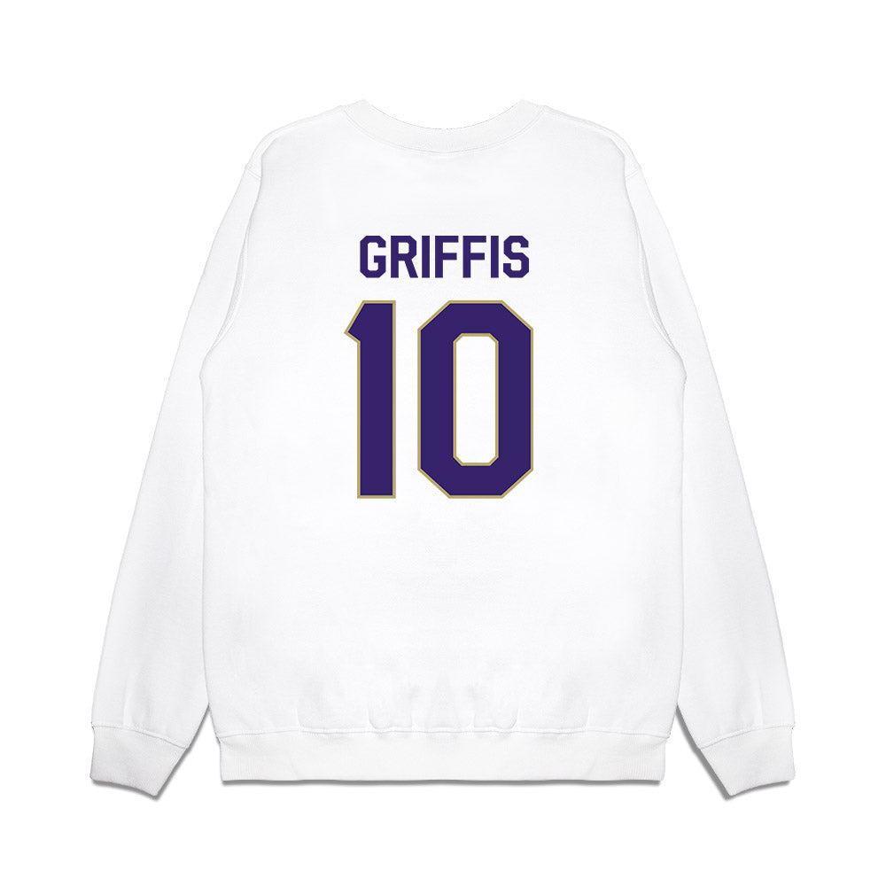 JMU - NCAA Football : Brett Griffis - We're In Premium Crewneck Sweatshirt-1