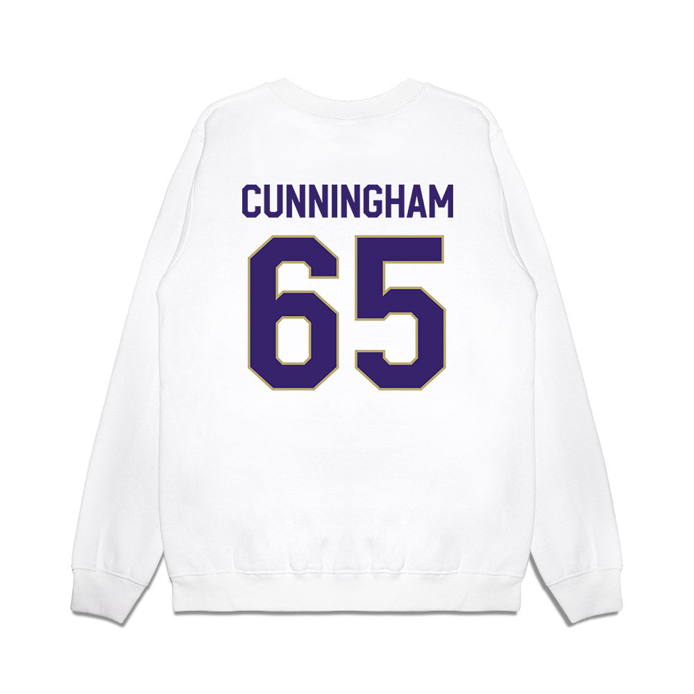 JMU - NCAA Football : Parker Cunningham - We're In Premium Crewneck Sweatshirt-1