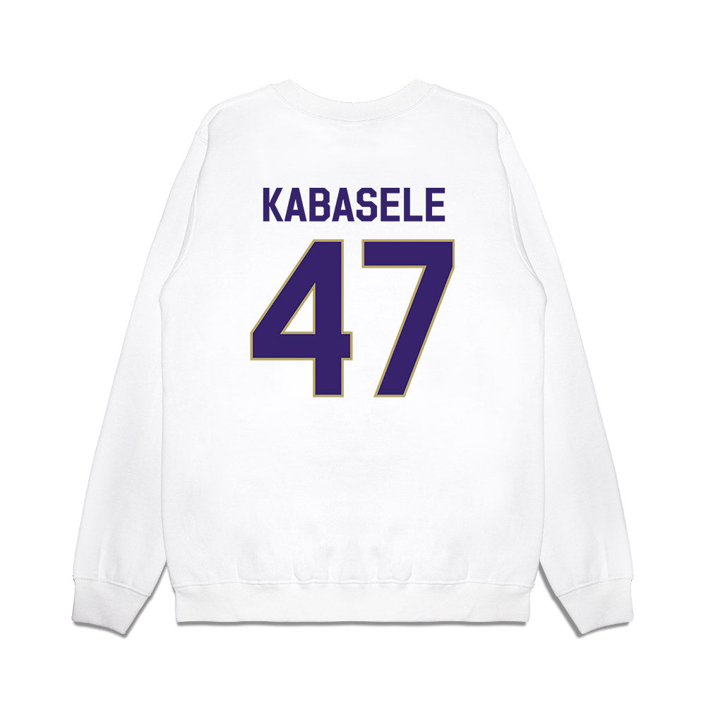 JMU - NCAA Football : Kevin Kabasele - We're In Premium Crewneck Sweatshirt-1