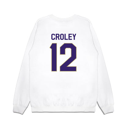 JMU - NCAA Football : Lathan Croley - We're In Premium Crewneck Sweatshirt-1