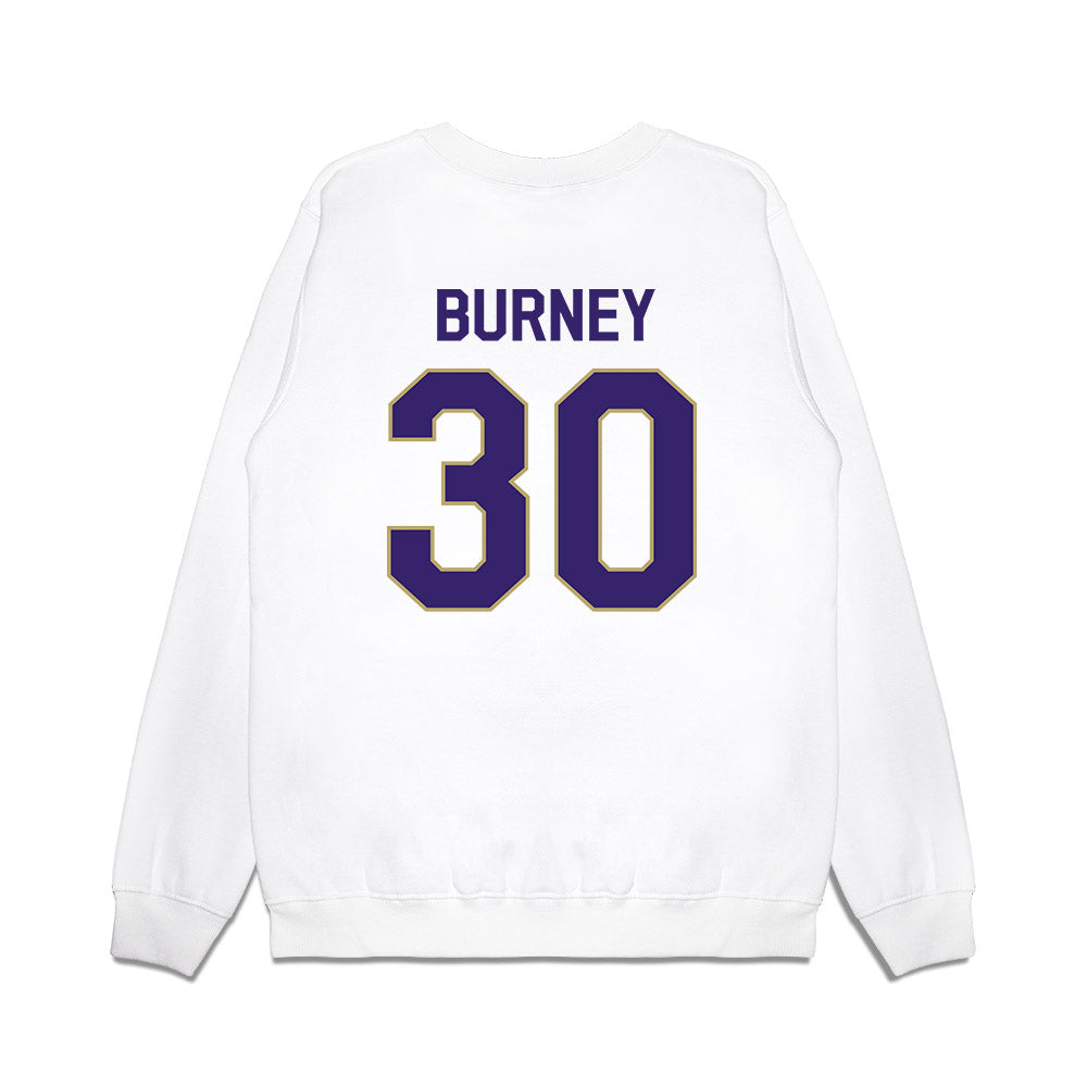 JMU - NCAA Football : Trace Burney - We're In Premium Crewneck Sweatshirt-1