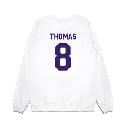 JMU - NCAA Football : Amar Thomas - We're In Premium Crewneck Sweatshirt-1