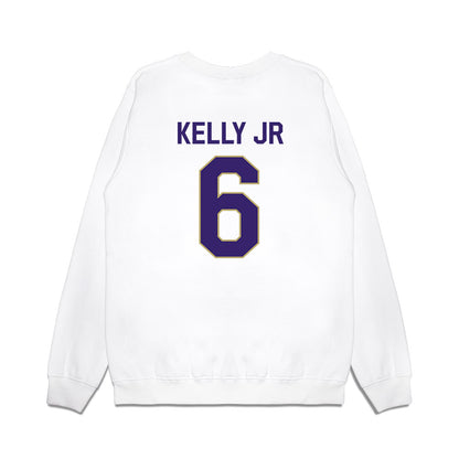 JMU - NCAA Football : DJ Kelly Jr - We're In Premium Crewneck Sweatshirt-1