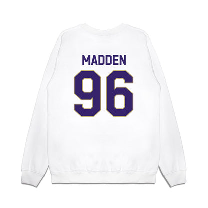 JMU - NCAA Football : Connor Madden - We're In Premium Crewneck Sweatshirt-1