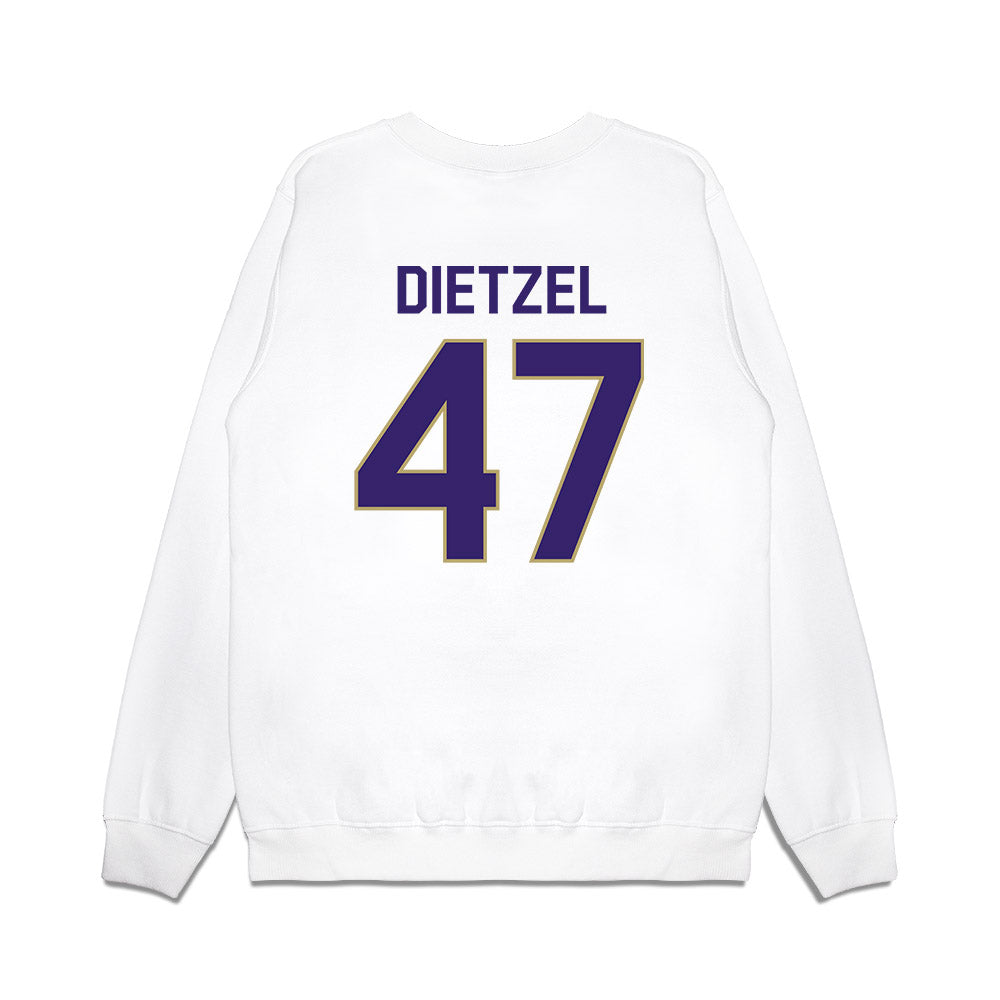 JMU - NCAA Football : Mitchell Dietzel - We're In Premium Crewneck Sweatshirt-1