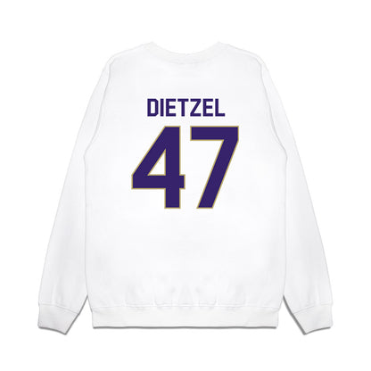 JMU - NCAA Football : Mitchell Dietzel - We're In Premium Crewneck Sweatshirt-1