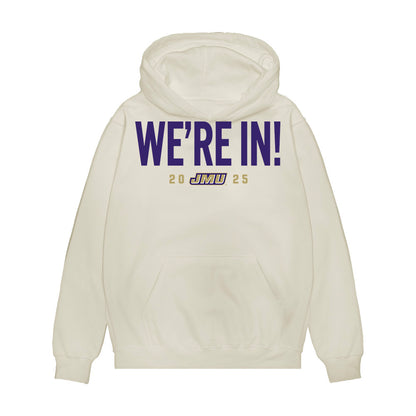 JMU - NCAA Football : Josiah Perry - We're In Premium Hooded Sweatshirt-0