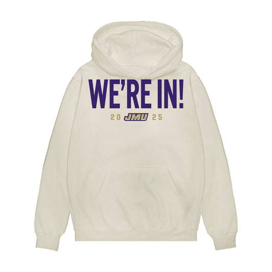 JMU - NCAA Football : Hayden Ross - We're In Premium Hooded Sweatshirt-0