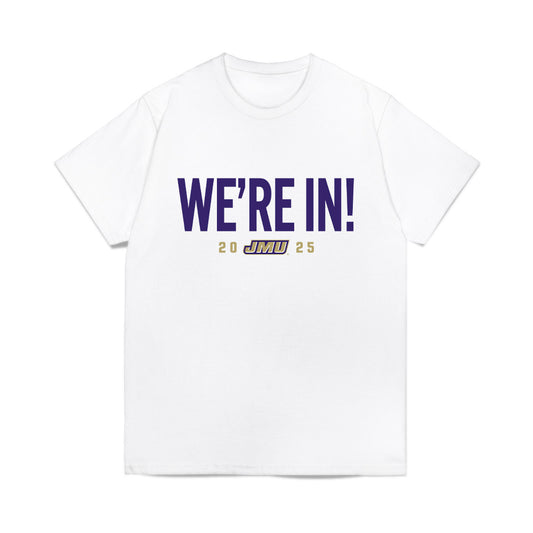 JMU - NCAA Football : Josiah Perry - We're In Comfort Colors T-Shirt-0