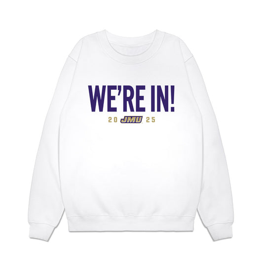 JMU - NCAA Football : Josiah Perry - We're In Premium Crewneck Sweatshirt-0