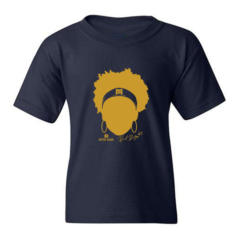 Notre Dame - NCAA Women's Basketball : Hannah Hidalgo - Silhouette Youth T-Shirt-0