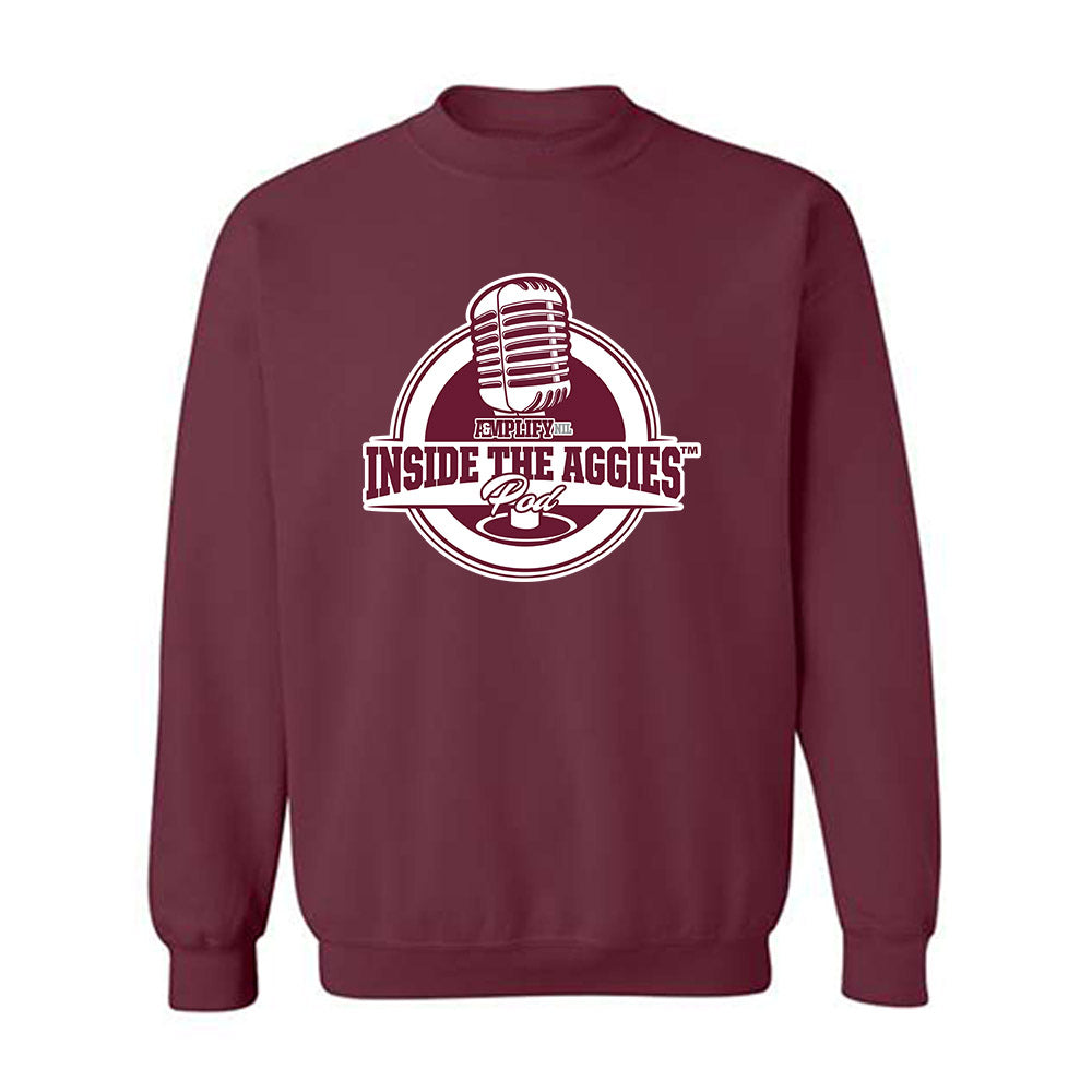 Texas A&M - : - Inside the Aggie Pod Crewneck Sweatshirt-0